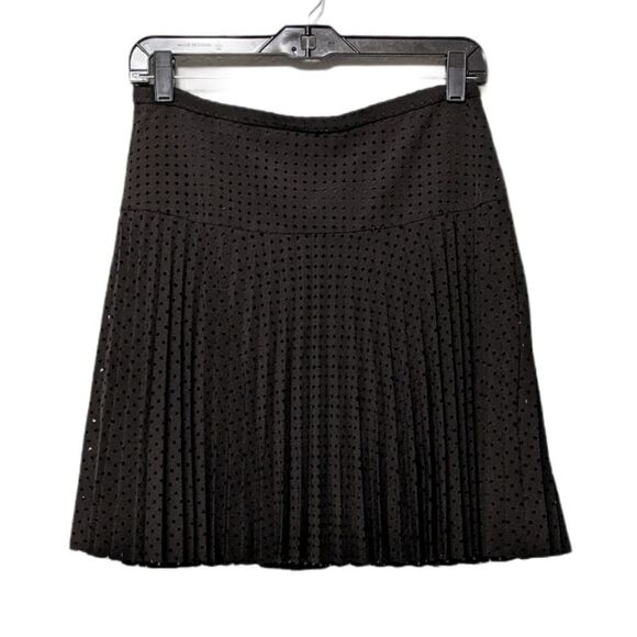 J. CREW Perforated Lasercut Pleated Circle Skirt 2 - Picture 3 of 9
